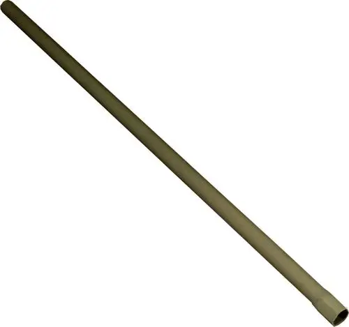 Kaltwasserzulaufrohr in neutraler Farbe, gerade Form. An einem Ende ist eine Öffnung zu erkennen. Produkt von der Marke Wolf.